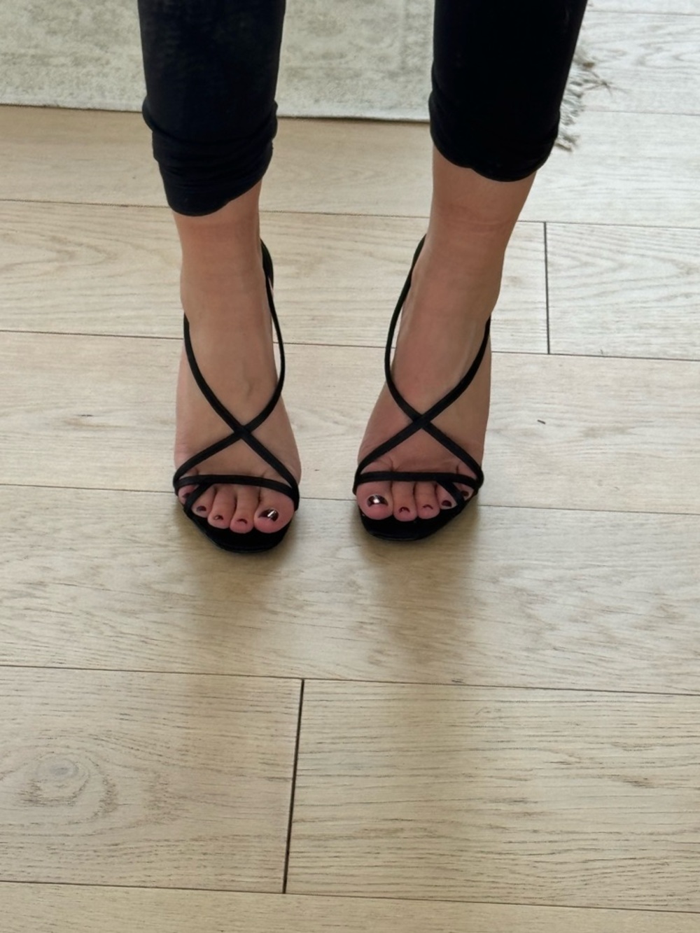Authentic Prada Black Strappy Heels - Picture 11 of 11